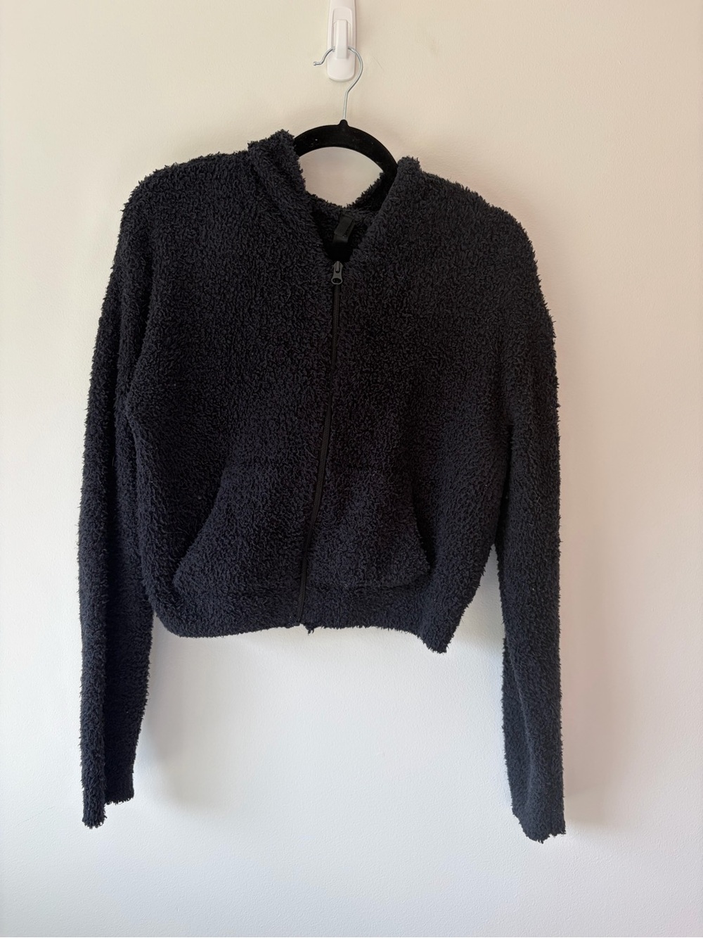 SKIMS Fuzzy Zip-Up Hoodie Jacket